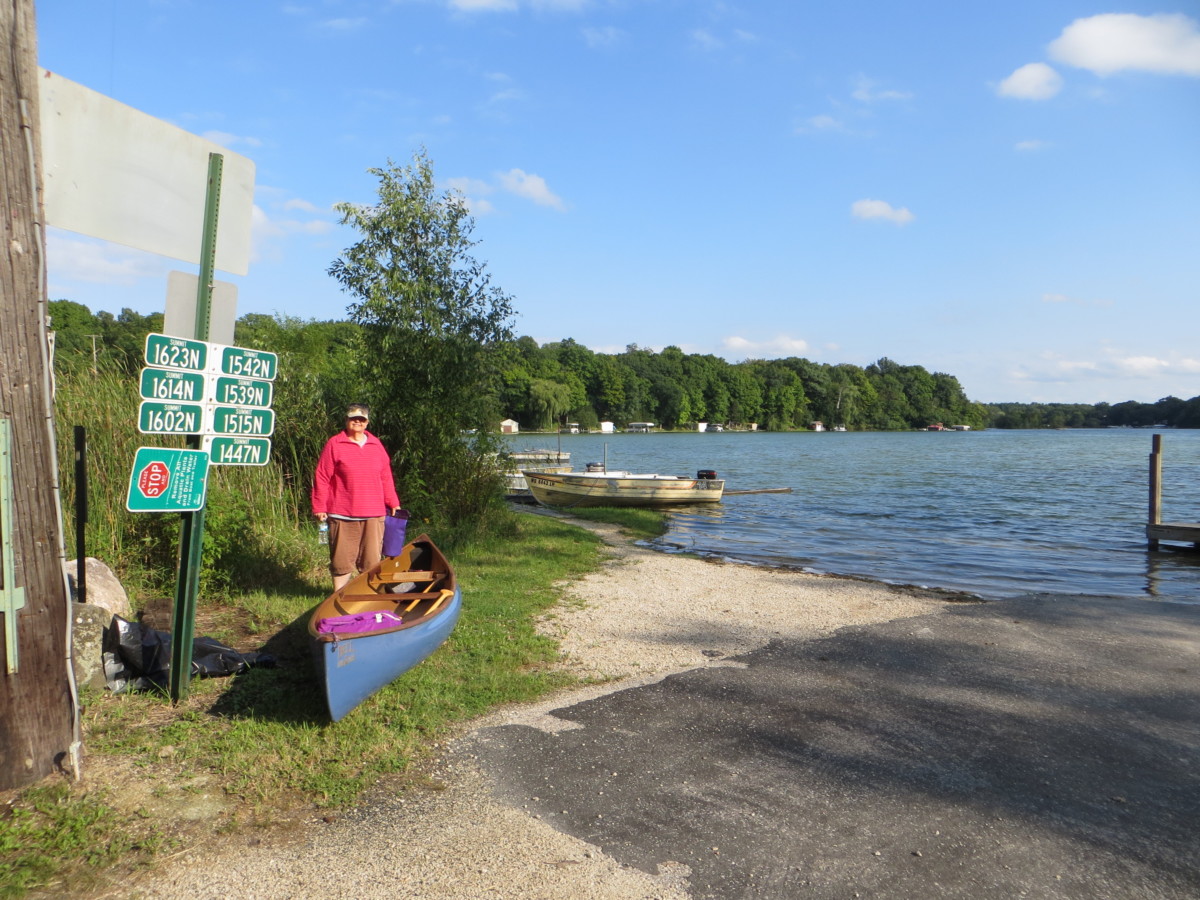 Lower Nemahbin 2018 (new dam, high water) Quiet Paddling Wisconsin
