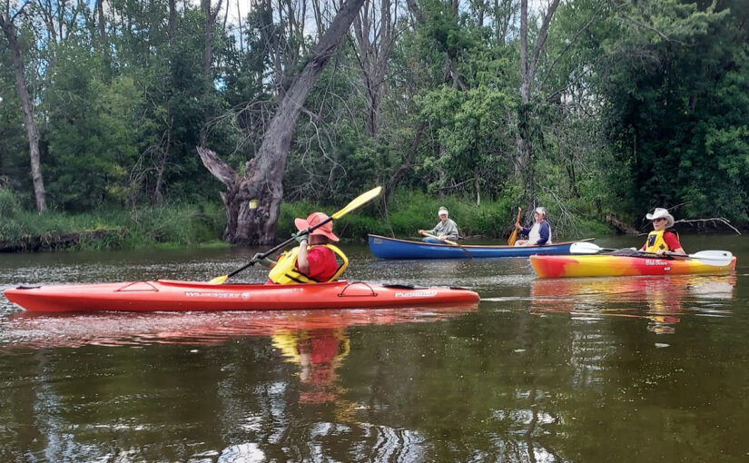 Paddlers on Rock River